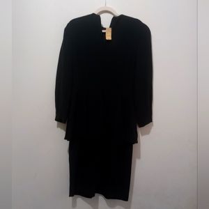 Nipon Boutique Vintage Black Dress Size 6